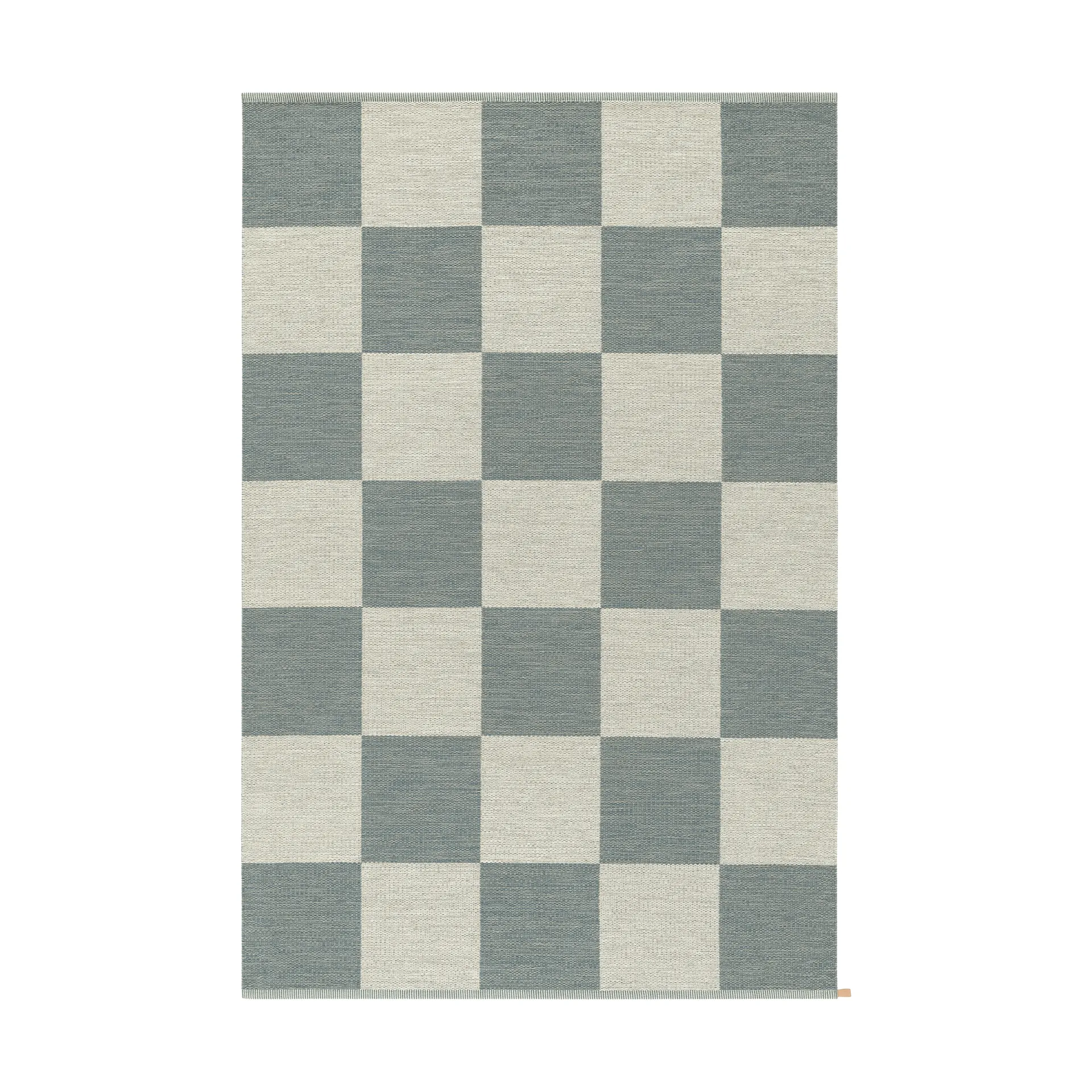 Checkerboard Icon Teppich, 251 Polarized Blue, 165x240 cm Kasthall