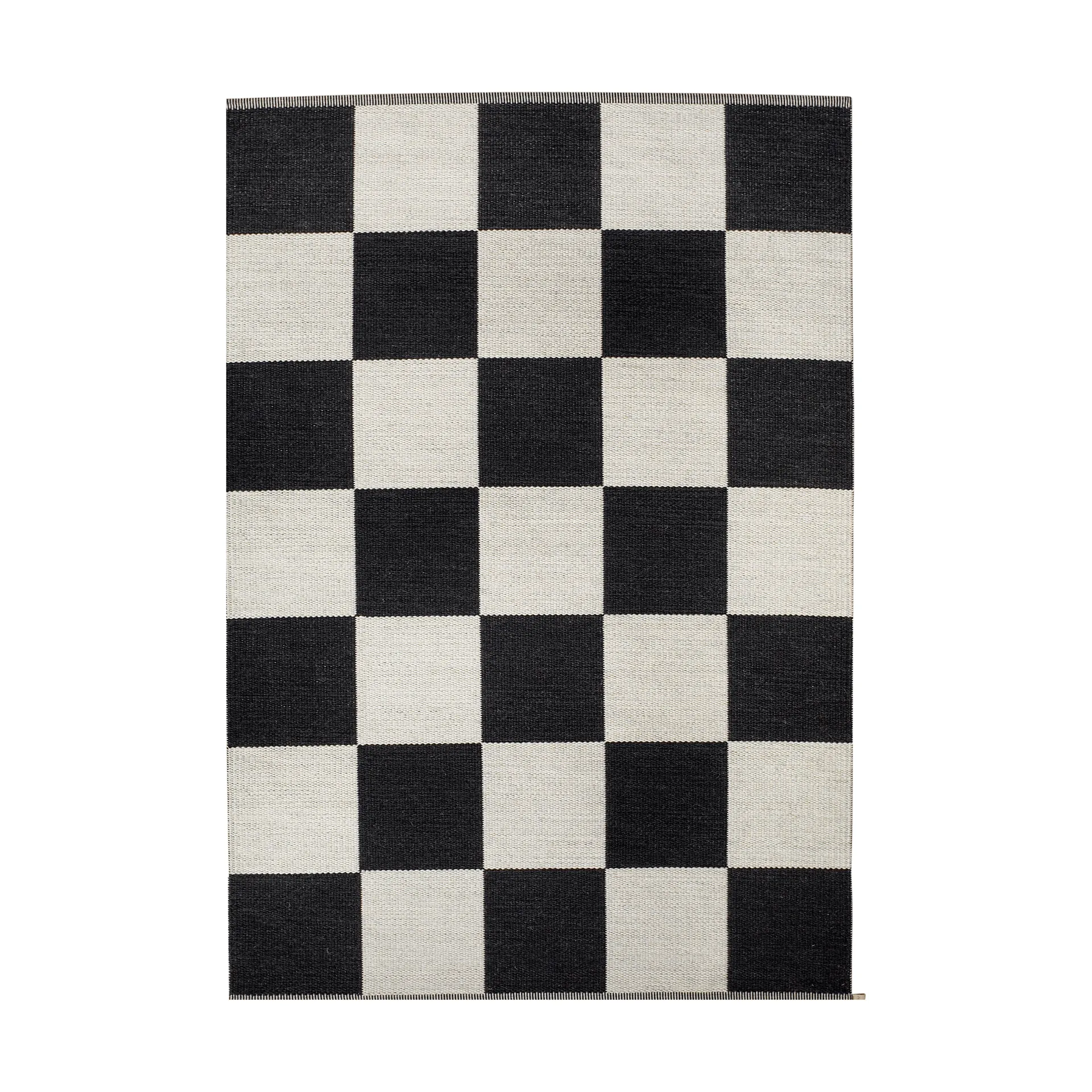 Checkerboard Icon Teppich, 554 Midnight black, 200x300 cm Kasthall