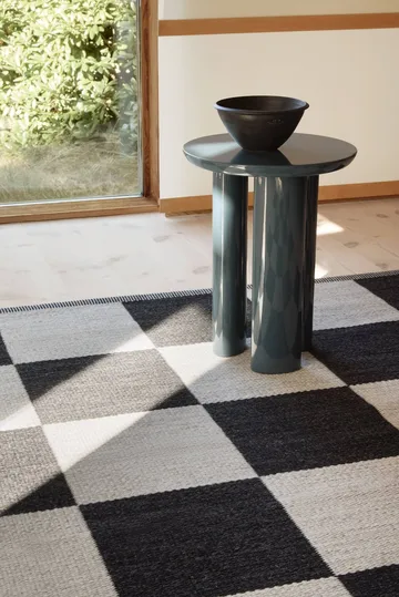 Checkerboard Icon Teppich - 554 Midnight black, 200x300 cm - Kasthall