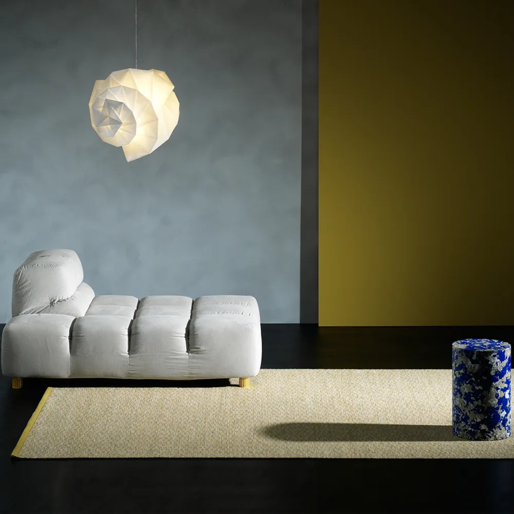 Goose Eye XL Icon Teppich, Stone grey 195 x 300cm Kasthall