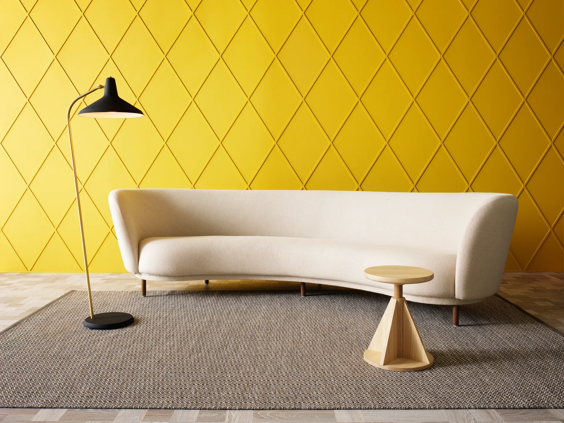 Ingrid Icon Teppich 160x240 cm, Brown Grey Kasthall