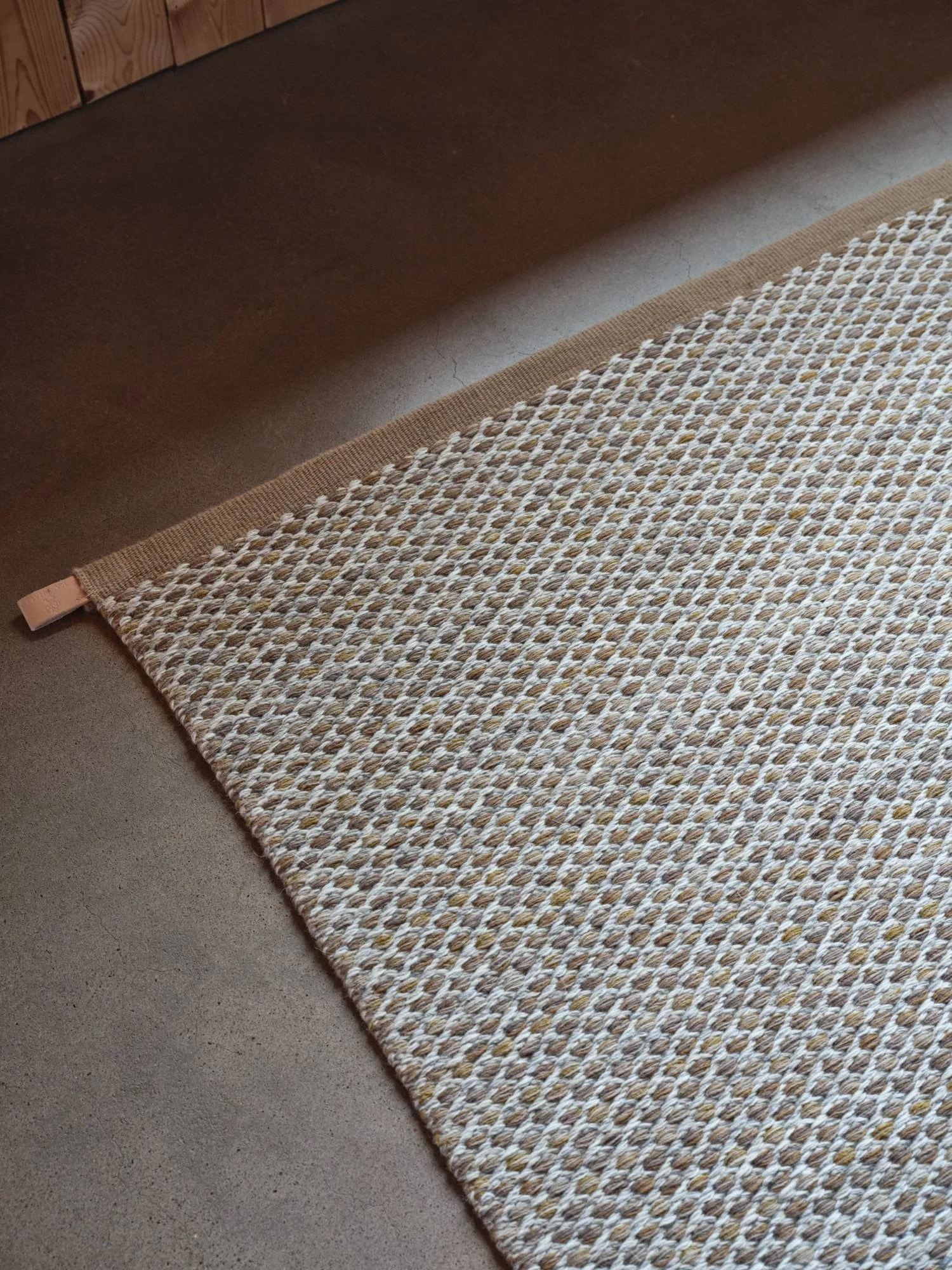 Ori Wollteppich, 870 Honeycomb, 270x270 cm, mit Backing Kasthall