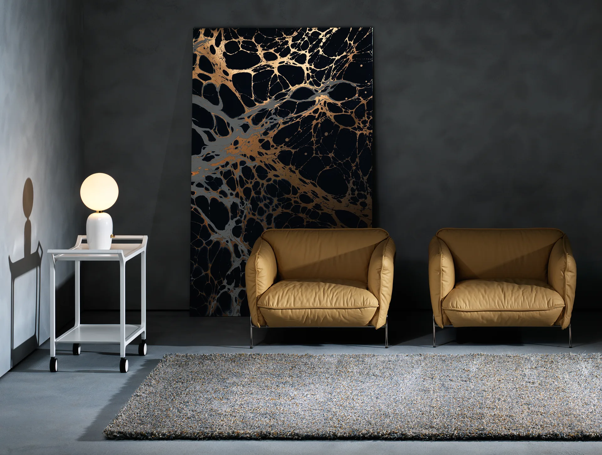 Tekla Teppich 170x240 cm, Icy Caramel Kasthall