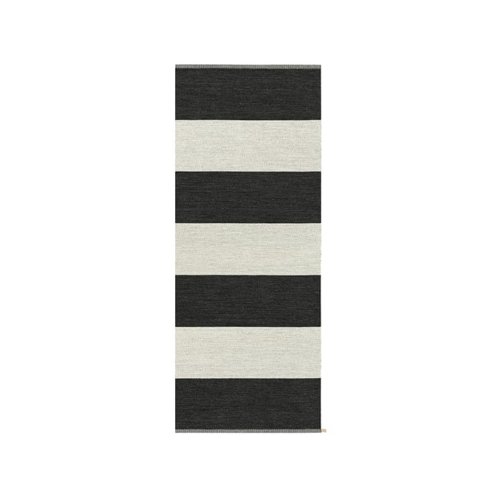 Wide Stripe Icon Flurteppich - Midnight black 200 x 85cm - Kasthall