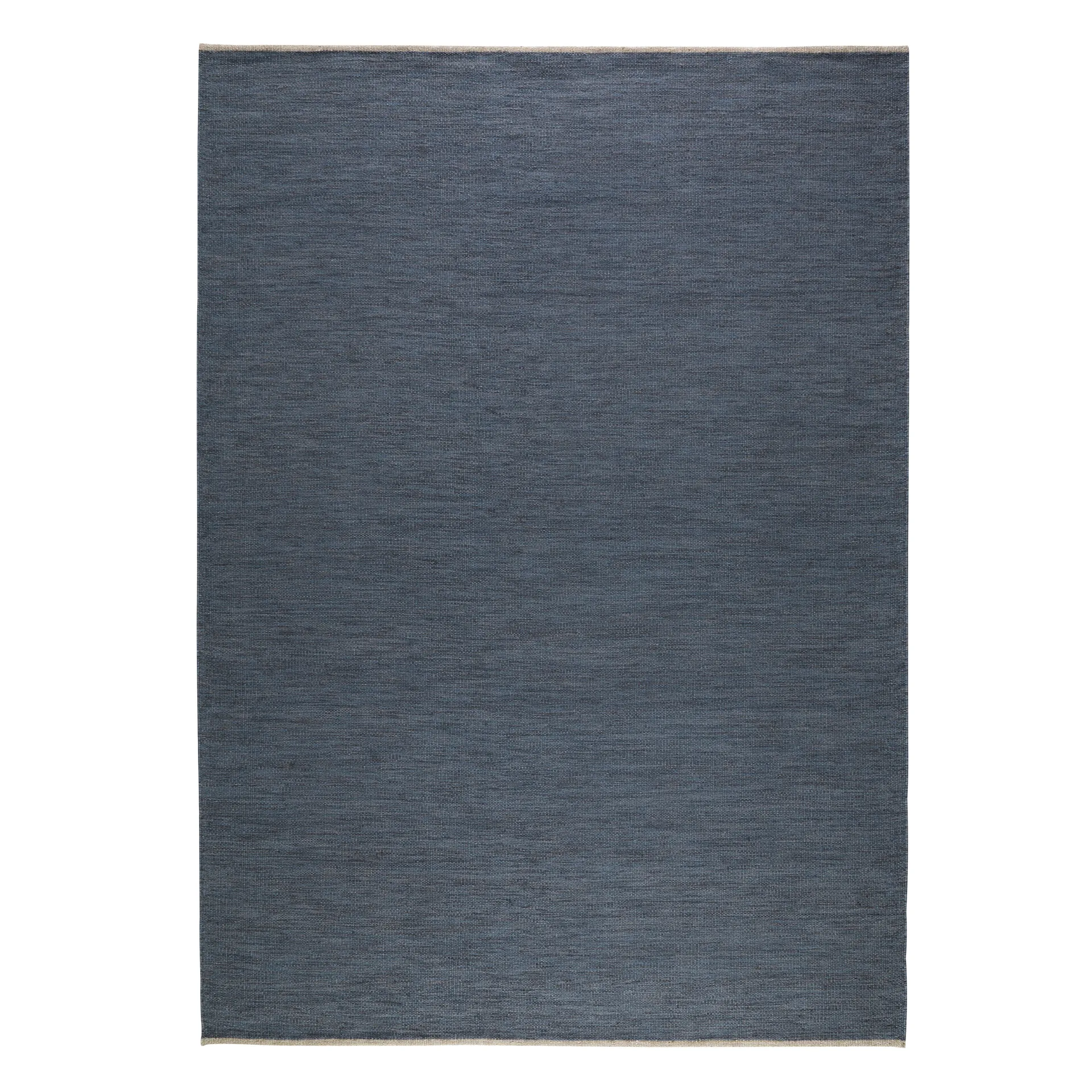 Allium Teppich 170 x 240cm, Matt blau Kateha