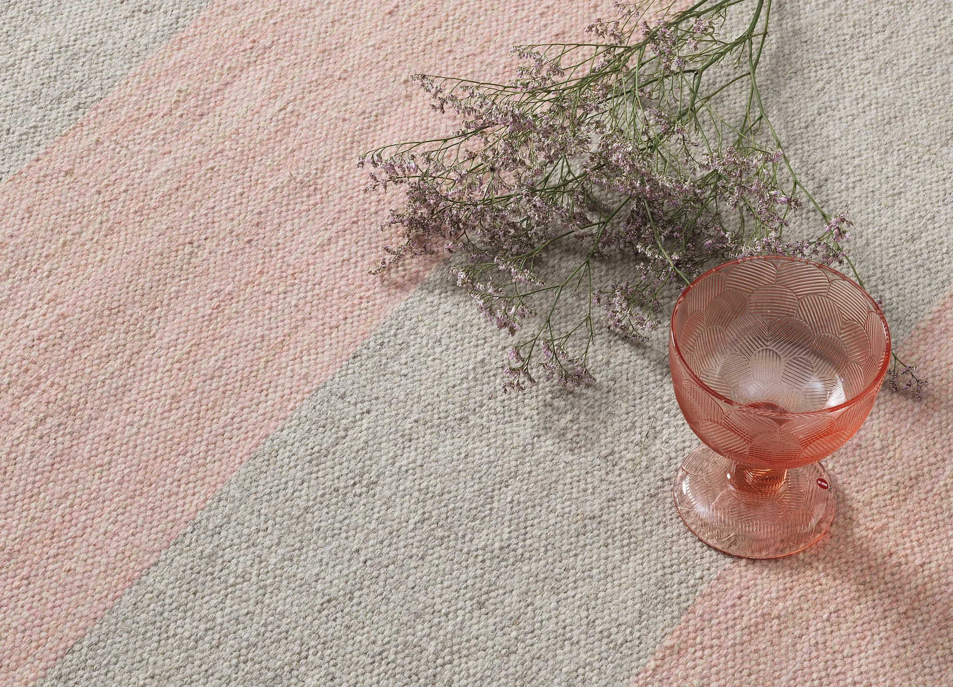 Allium Two Step Läufer, Powder, 250x80 cm Kateha