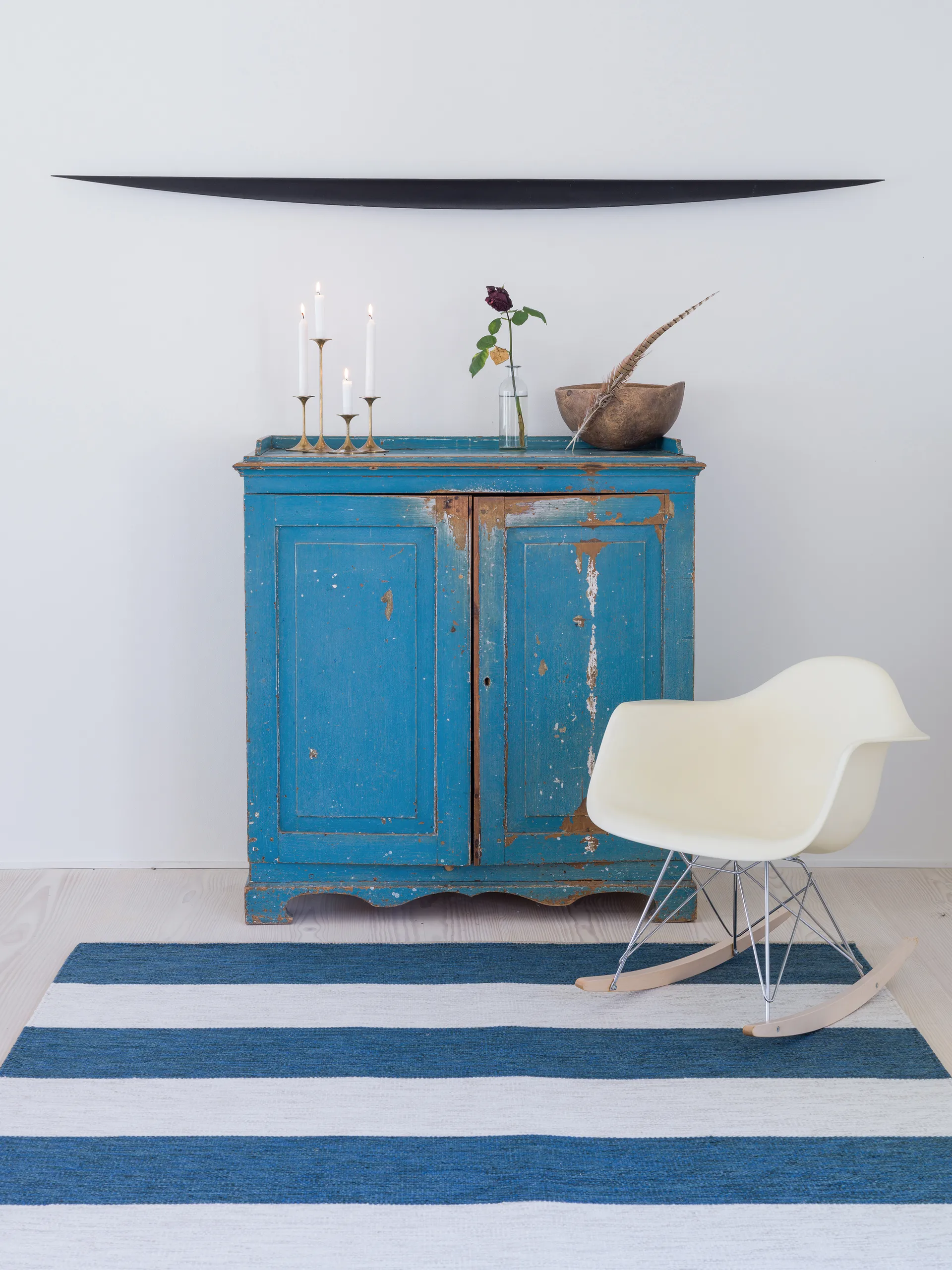 Allium Two Step Teppich, Deep Blue, 170x240 cm Kateha