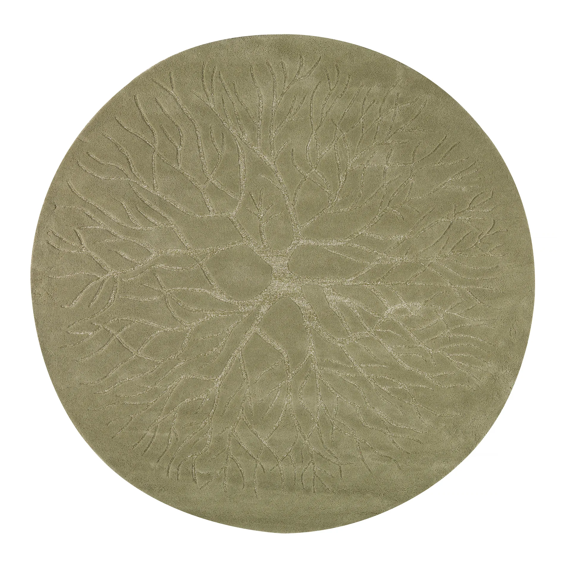 Birds nest Teppich, Ø 220cm, Wintergrün Kateha