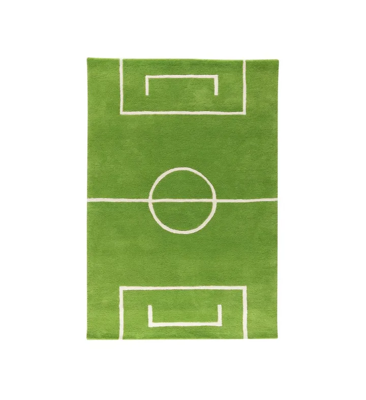 Football Kinderteppich - Green, 120x180 cm - Kateha