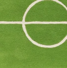 Football Kinderteppich - Green, 120x180 cm - Kateha