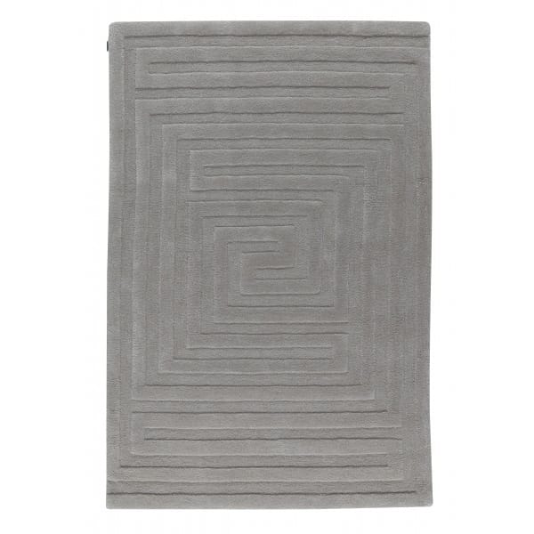 Mini-Labyrint Kinderteppich, 120 x 180cm - Silbergrau (grau) - Kateha
