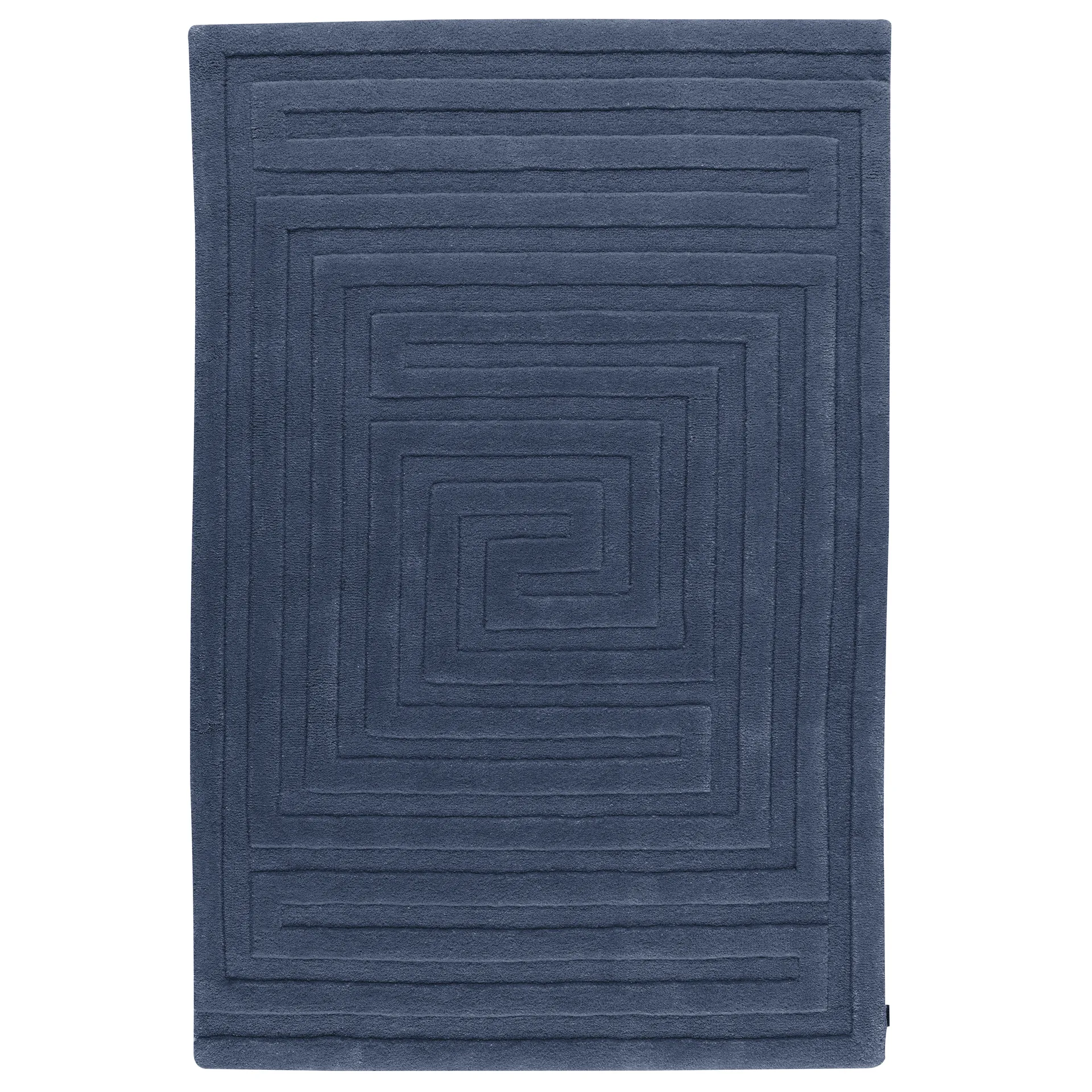 Mini-Labyrint Kinderteppich, 120 x 180cm, Sturm-blau (blau) Kateha