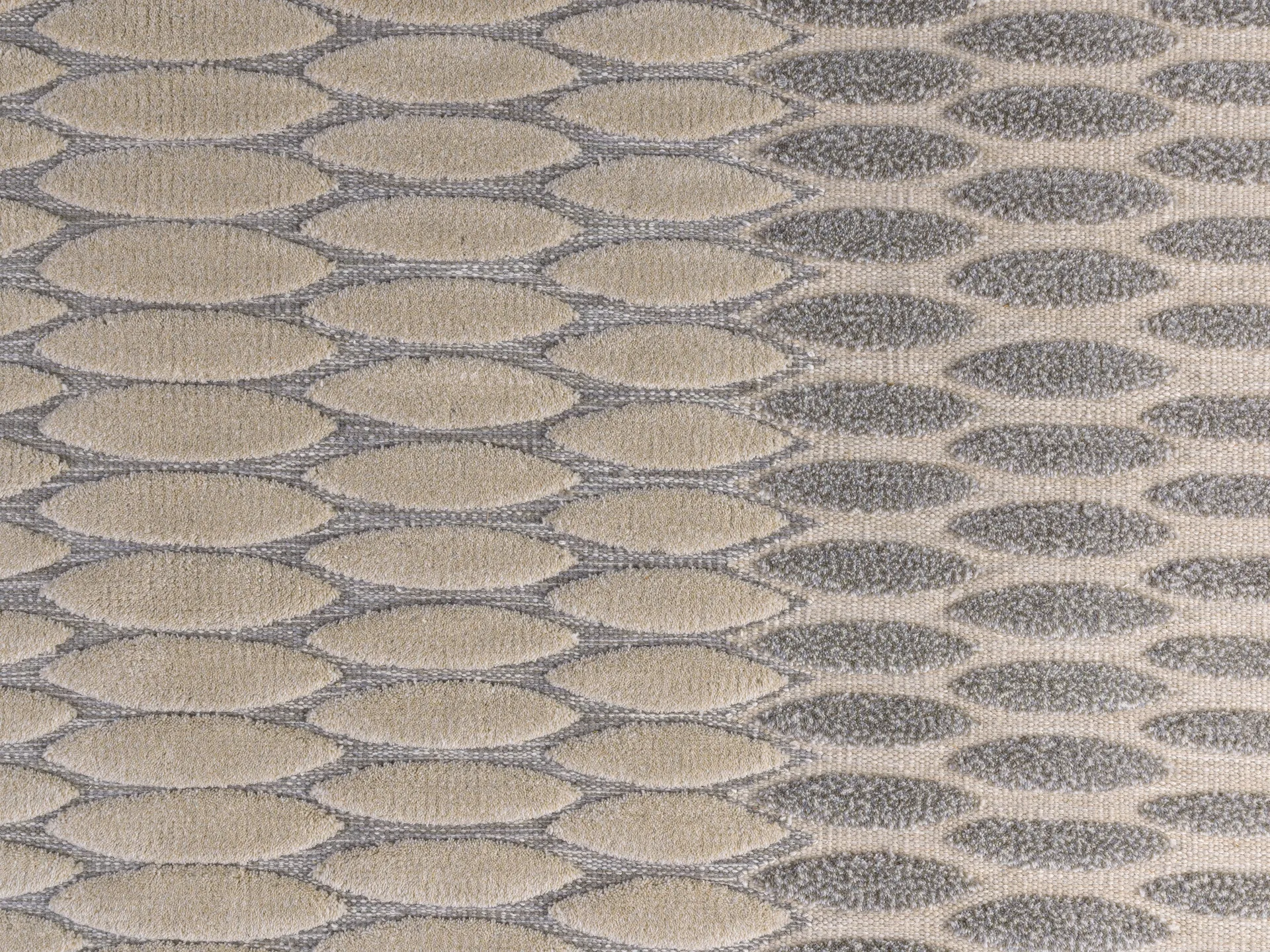 Pond Flossa Teppich, Snow 170 x 240cm Kateha