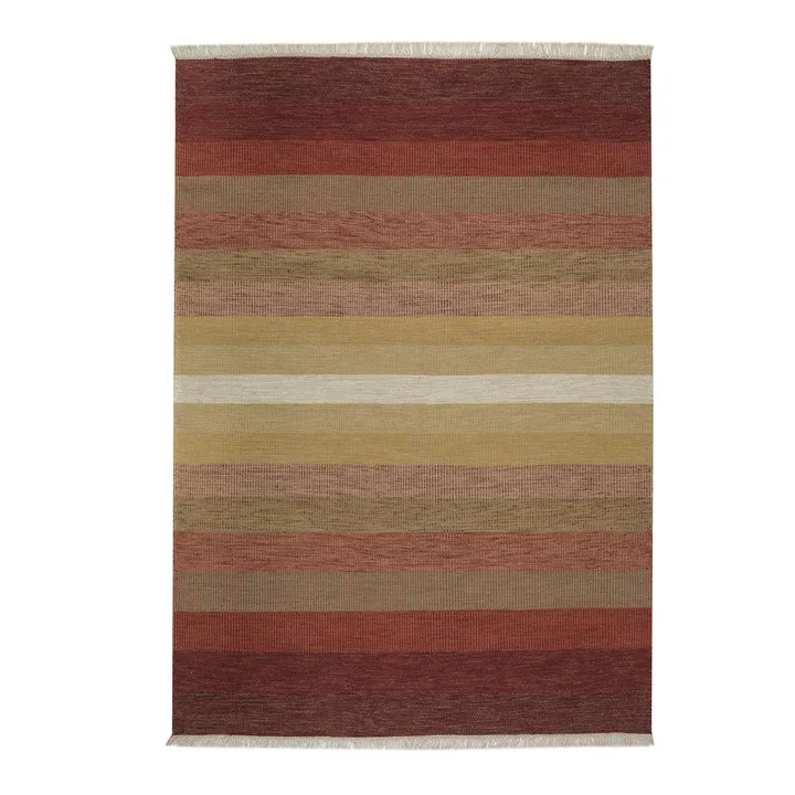 Tofta Wave Teppich 80 x 250cm - Red - Kateha