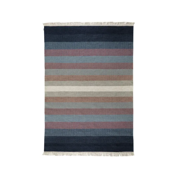 Tofta wave Teppich - Blue, 200x300 cm - Kateha