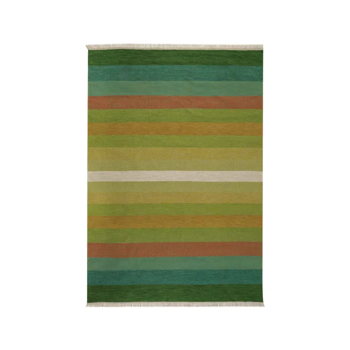 Tofta wave Teppich - Green, 200x300 cm - Kateha