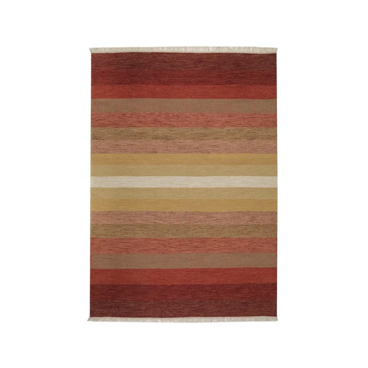 Tofta wave Teppich - Red, 170x240 cm - Kateha