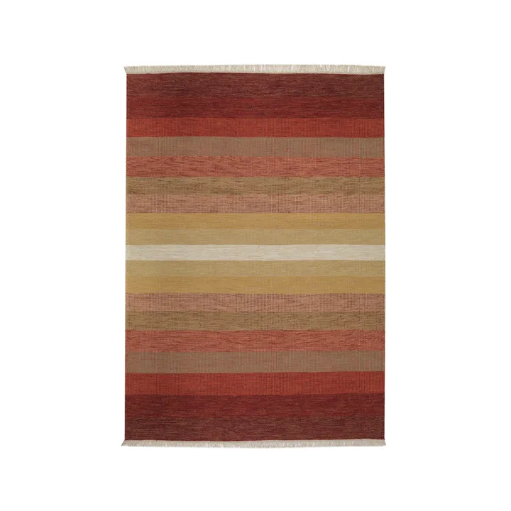 Tofta wave Teppich - Red, 200x300 cm - Kateha
