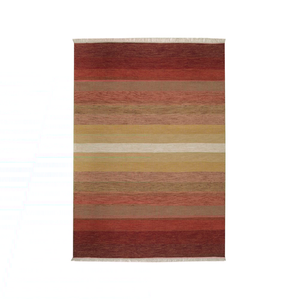 Kateha Tofta wave Teppich Rot, 200x300 cm
