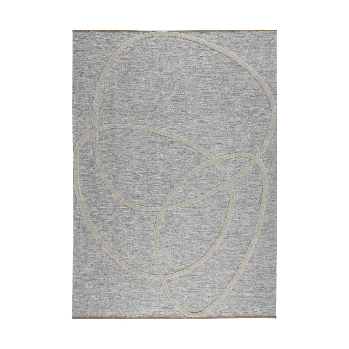 Kateha Verbena Wollteppich White, 170x240 cm