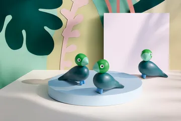 Kaj Bojesen Year Bird 2026 Birk - Dunkelgrün - Kay Bojesen Denmark