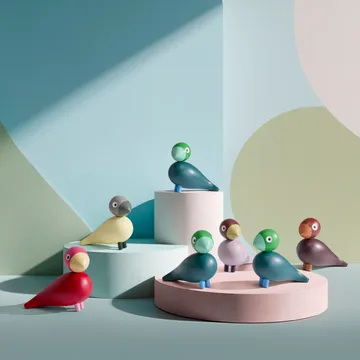 Kaj Bojesen Year Bird 2026 Birk - Dunkelgrün - Kay Bojesen Denmark