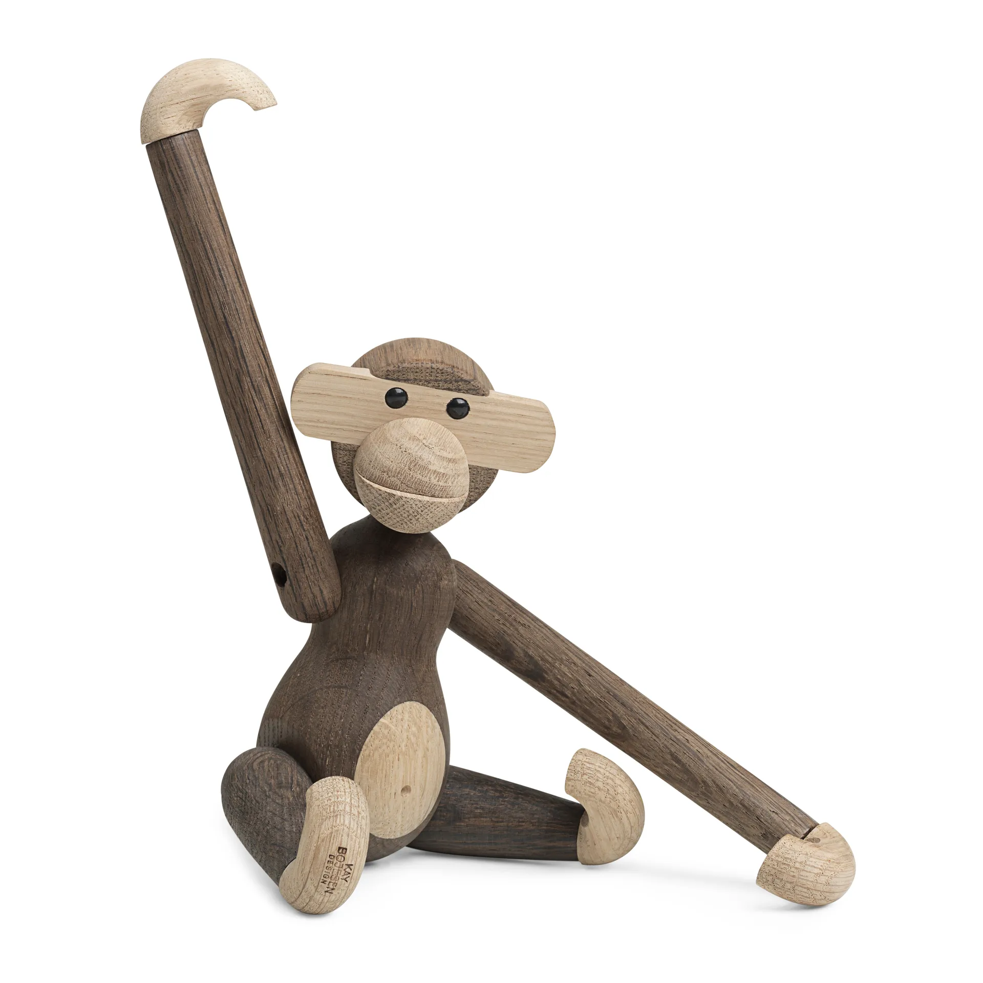 Kay Bojesen Affe klein 20cm, Eiche - Eiche geraucht, 20 cm Kay Bojesen Denmark