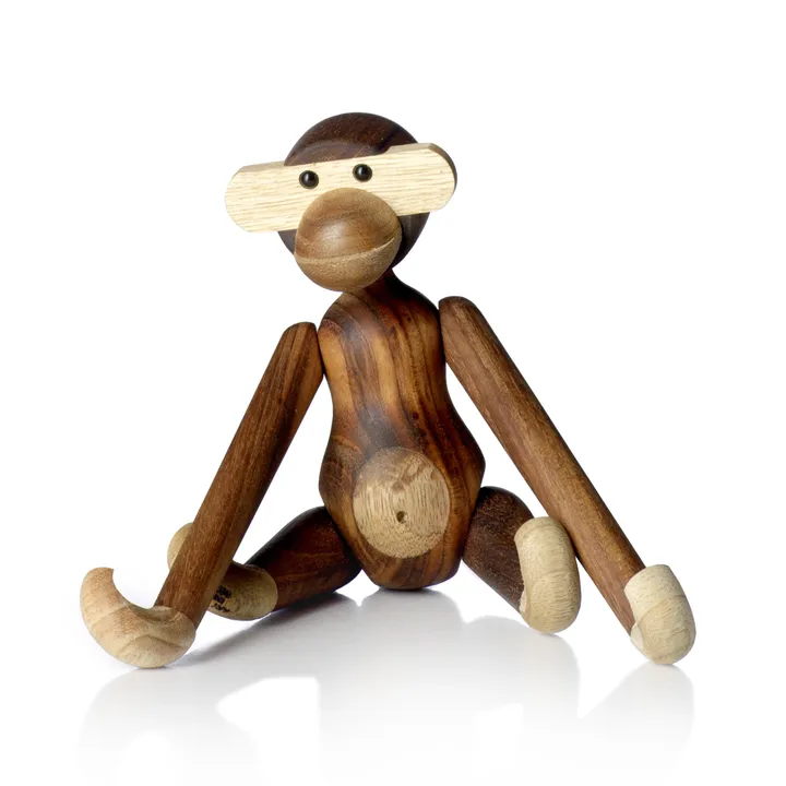 Kay Bojesen Affe klein - Teak-Limbaholz, 20 cm - Kay Bojesen Denmark