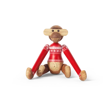Kay Bojesen Affe Mini Christmas Jumper 2024 - Teak-Limba - Kay Bojesen Denmark
