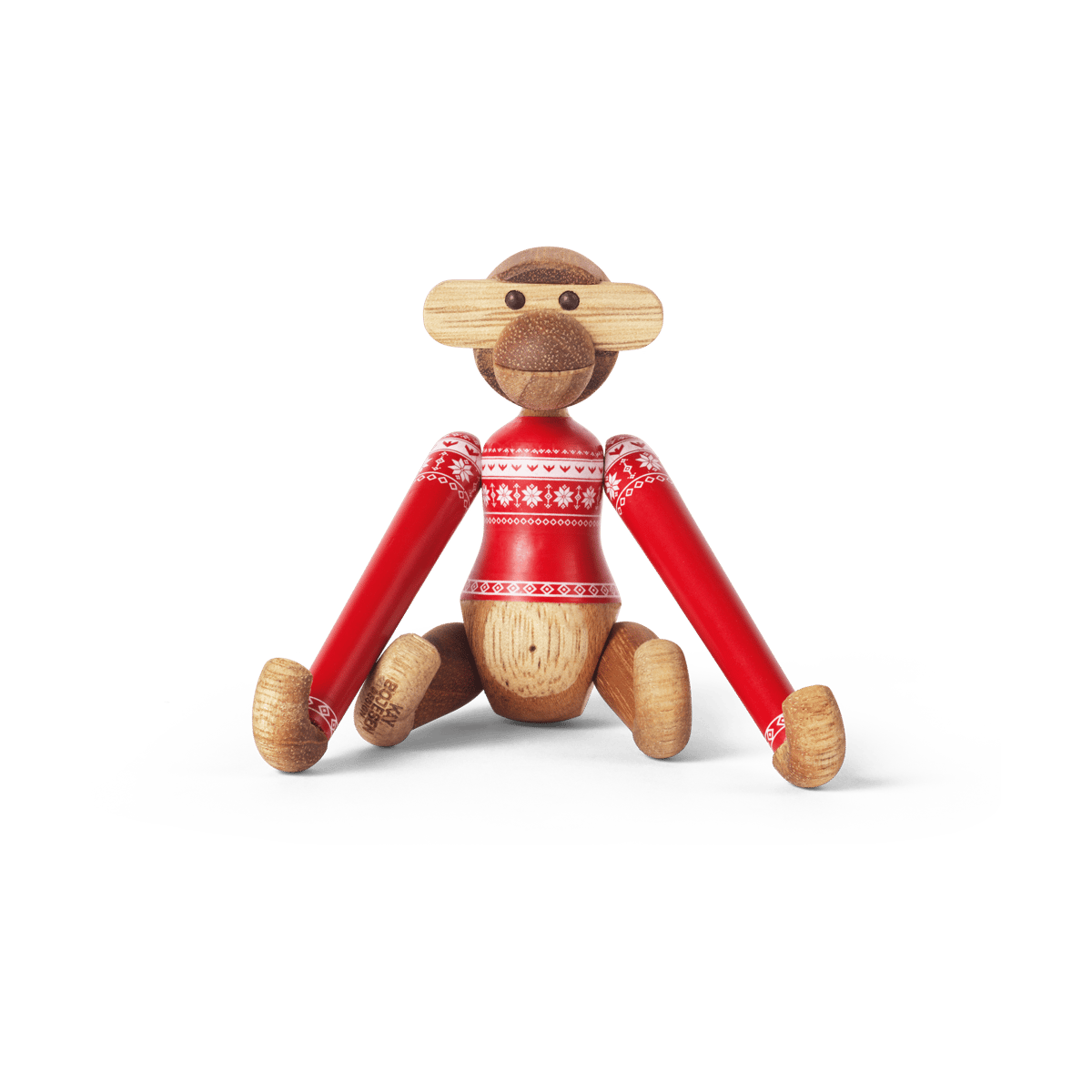 Kay Bojesen Denmark Kay Bojesen Affe Mini Christmas Jumper 2024 Teak-Limba
