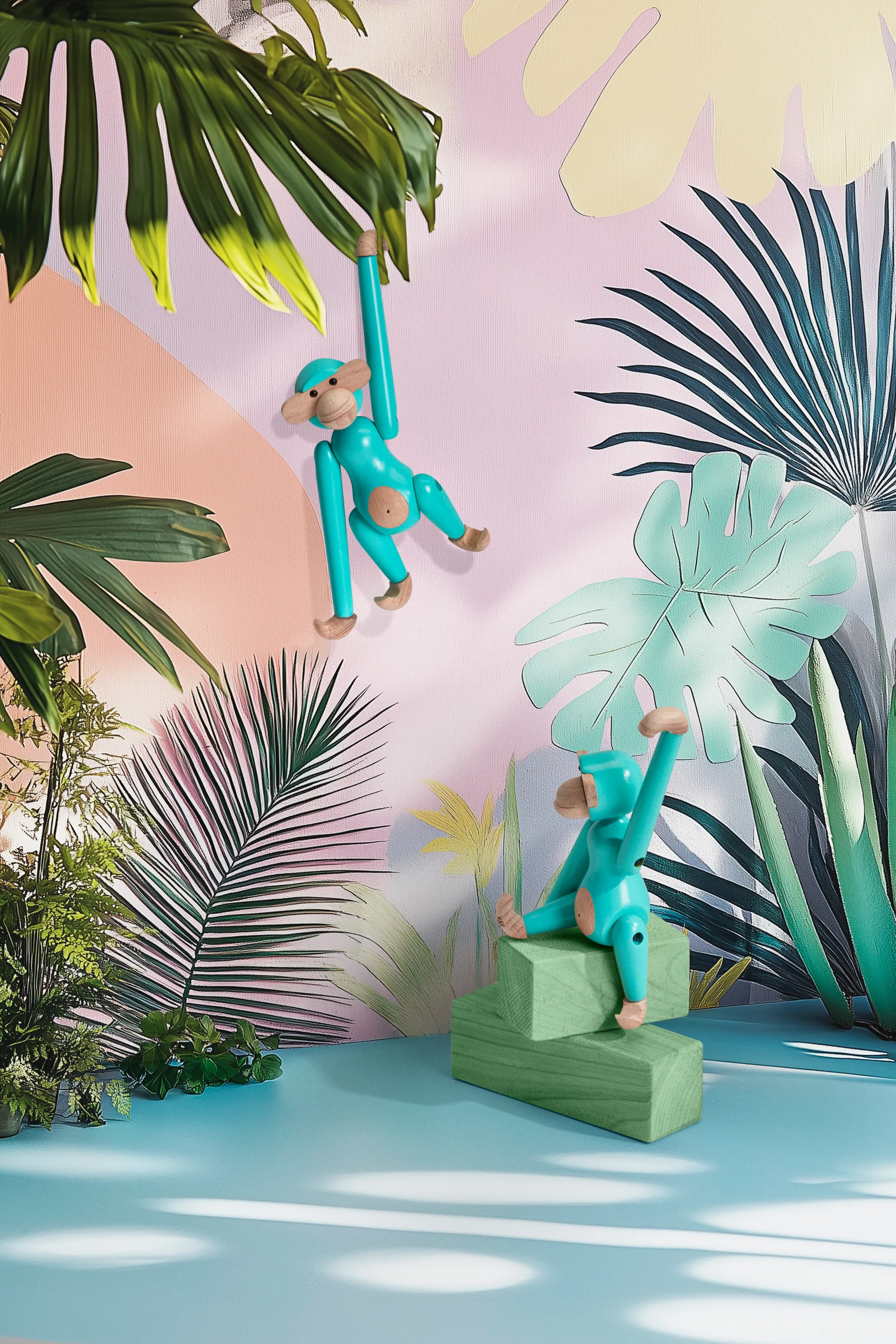 Kay Bojesen Affe mini, Türkis Kay Bojesen Denmark