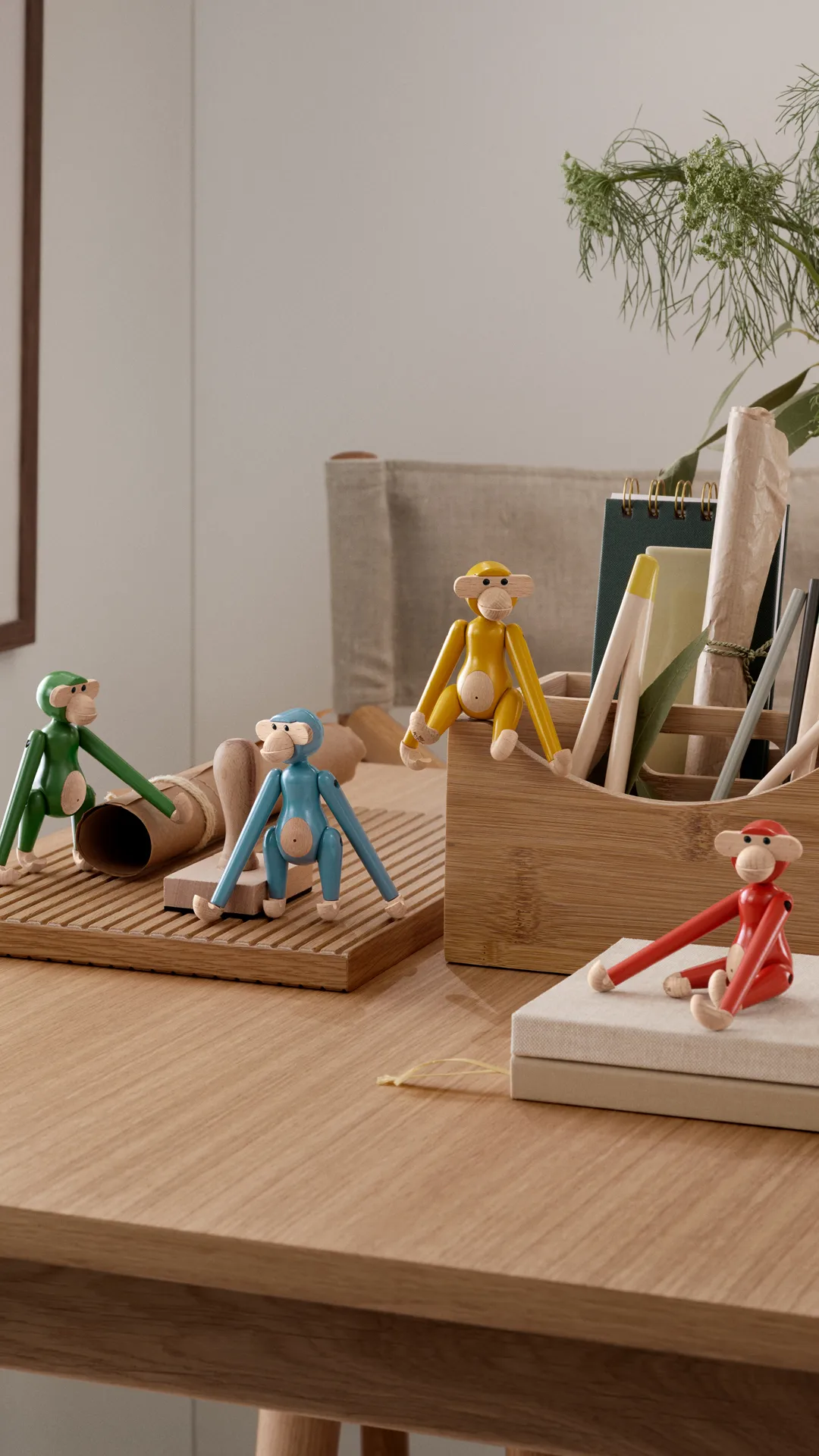 Kay Bojesen Affe Mini Vintage, Gelb Kay Bojesen Denmark