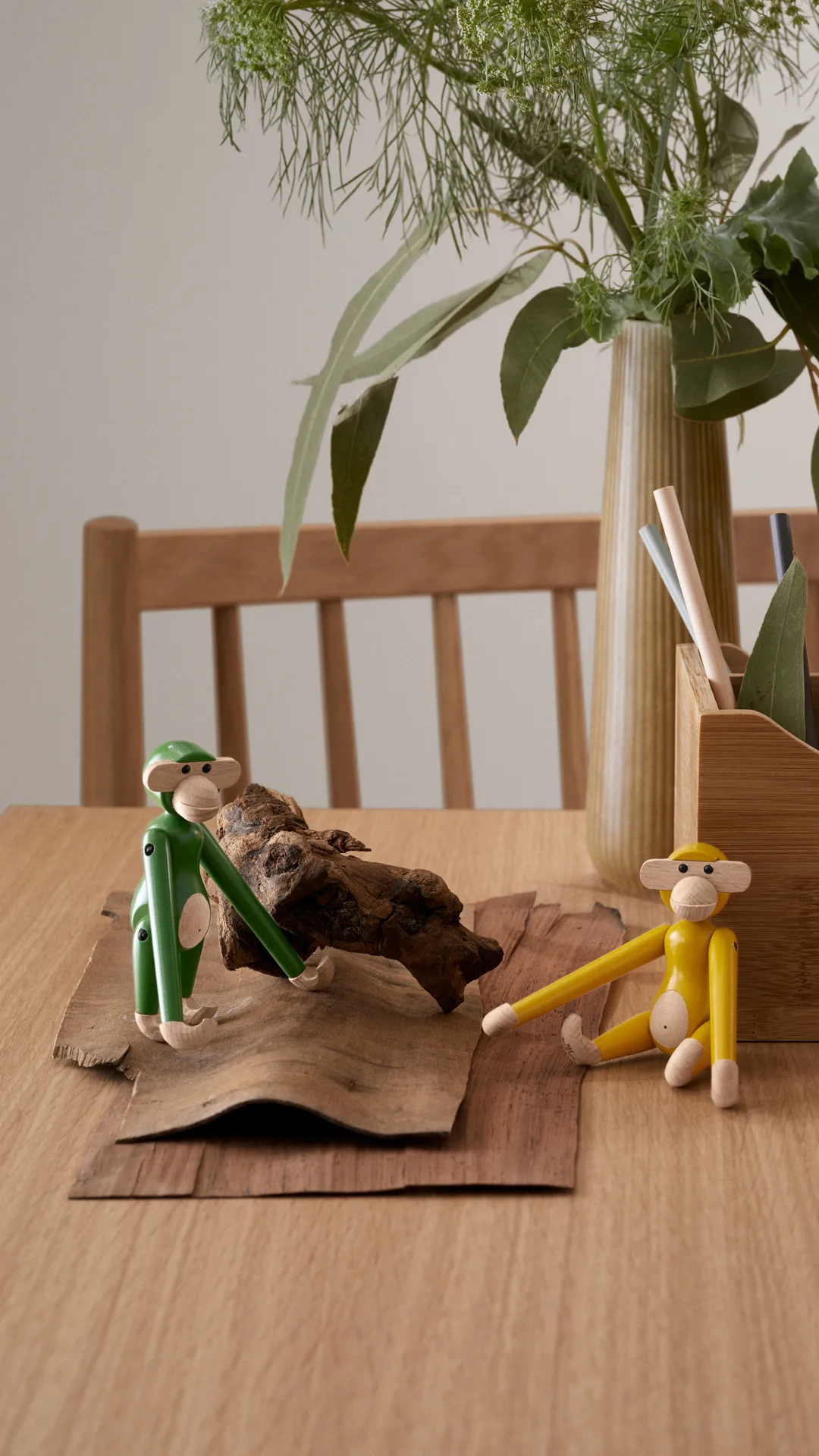 Kay Bojesen Affe Mini Vintage, Gelb Kay Bojesen Denmark