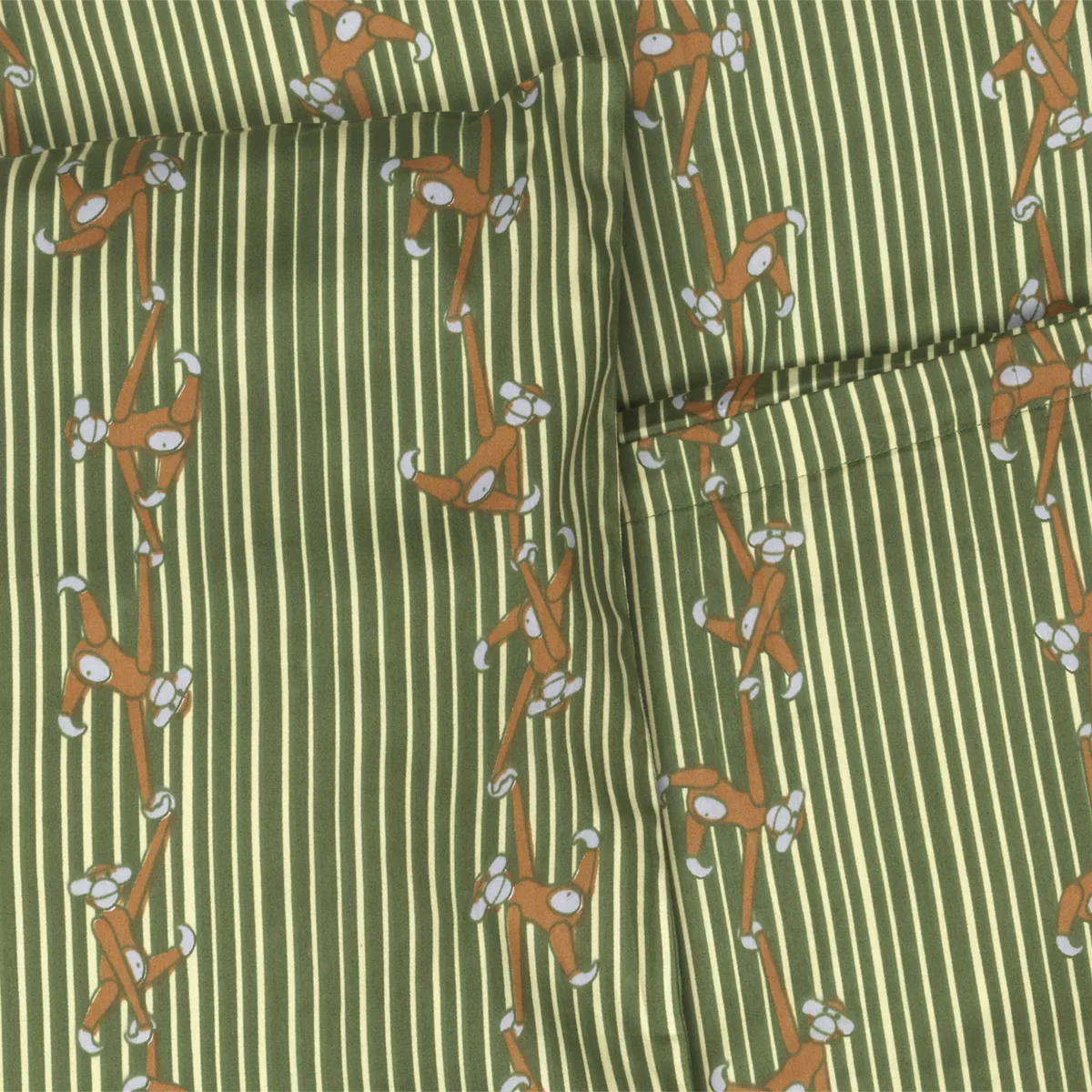 Kay Bojesen Bettwäsche Affe 70 x 100cm, Grün Kay Bojesen Denmark
