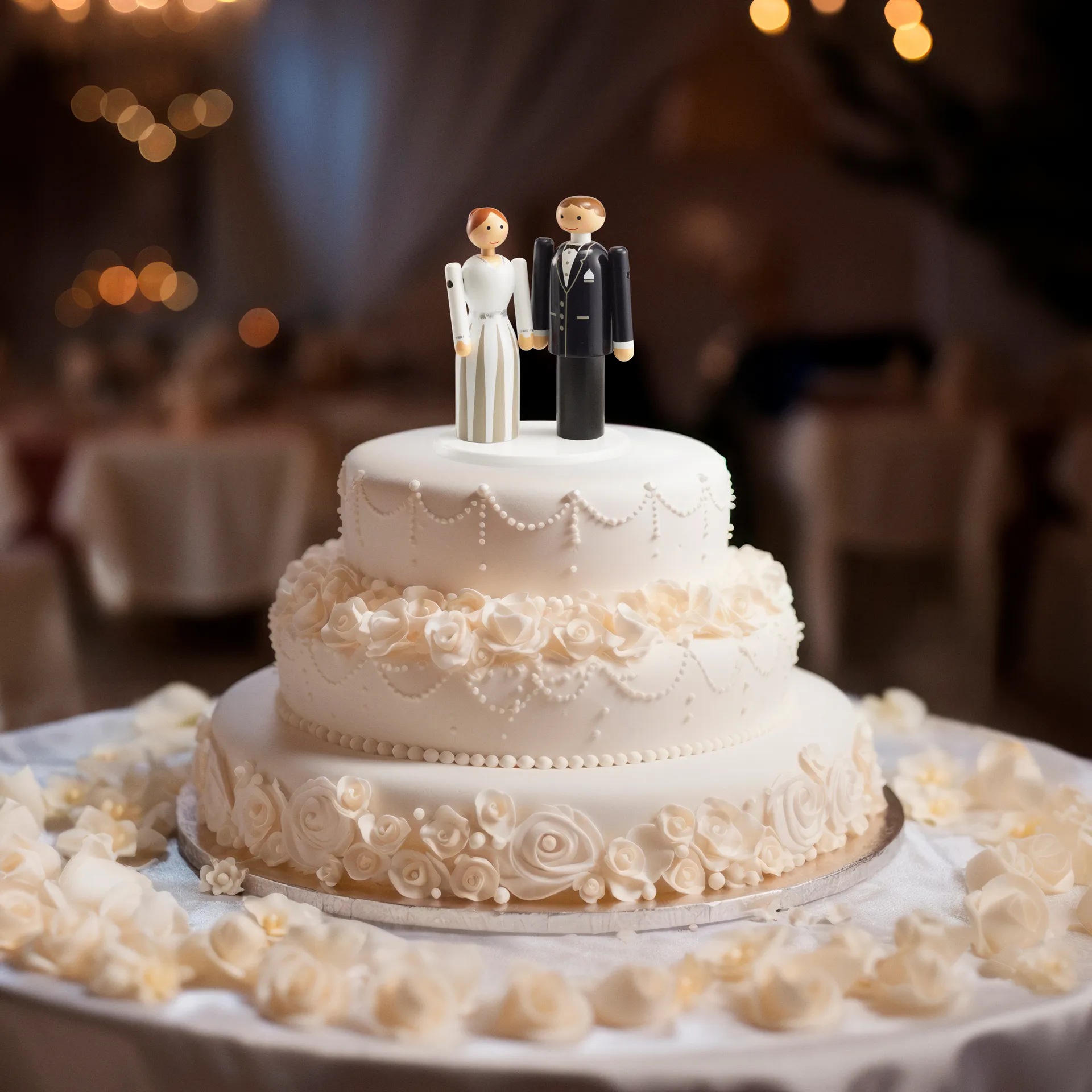 Kay Bojesen Braut, Blau-Schwarz-Weiß, 12 cm Kay Bojesen Denmark