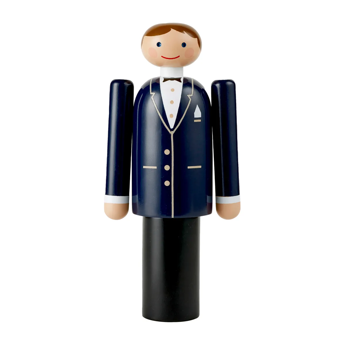 Kay Bojesen Denmark Kay Bojesen Bräutigam Blau-Schwarz-Weiß, 18cm Kay Bojesen Denmark Kay Bojesen Bräutigam Blau-Schwarz-Weiß, 18cm