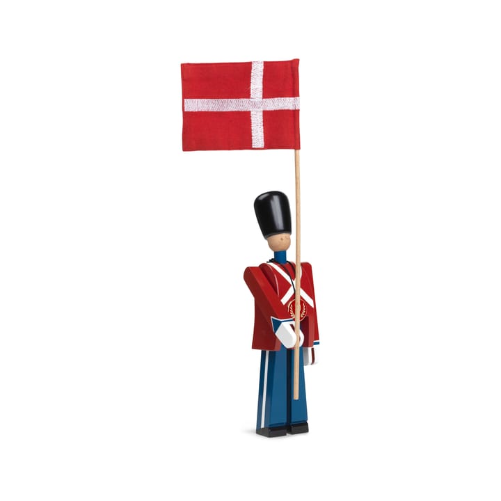 Kay Bojesen Fahnenträger mit Stofffahne - 29cm - Kay Bojesen Denmark