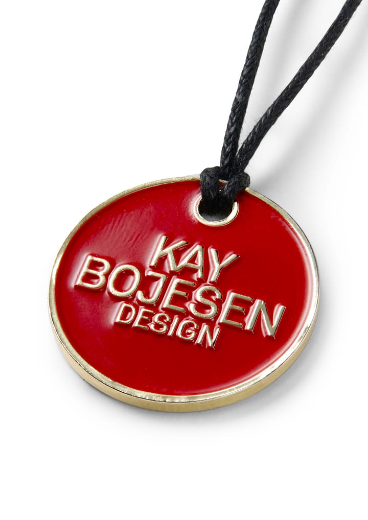 Kay Bojesen Fahnenträger mit Stofffahne, 29cm Kay Bojesen Denmark