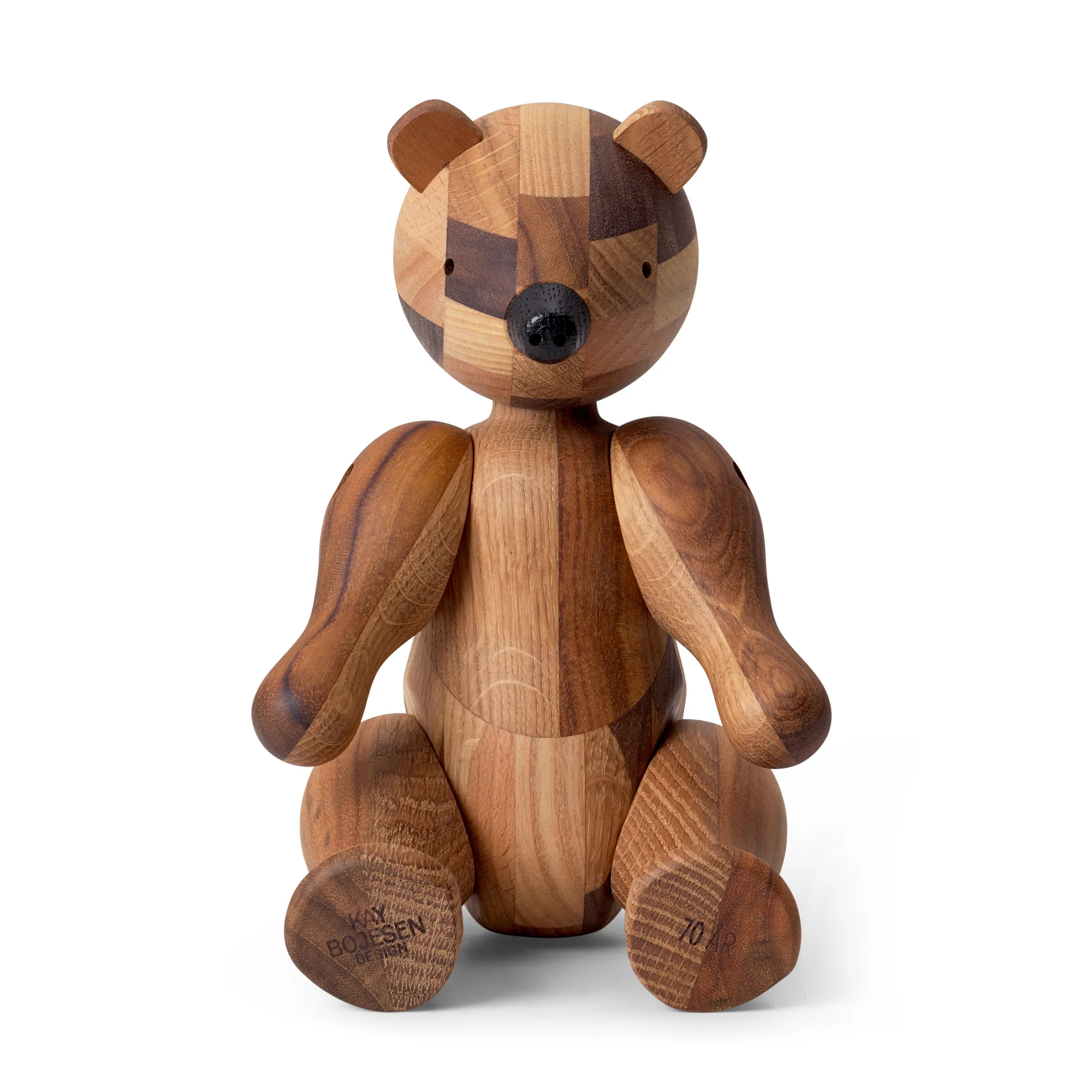 Kay Bojesen Holzbär Jubiläumsausgabe mixed wood, Medium Kay Bojesen Denmark