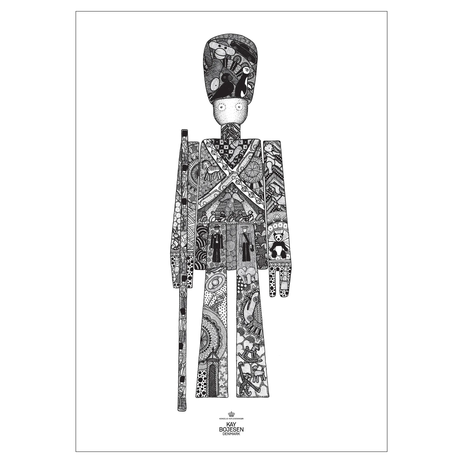 Kay Bojesen Poster menig, 50 x 70cm Kay Bojesen Denmark