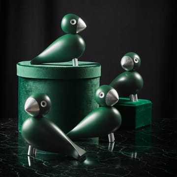 Kay Bojesen Singvogel Georg - Grün-Silber - Kay Bojesen Denmark