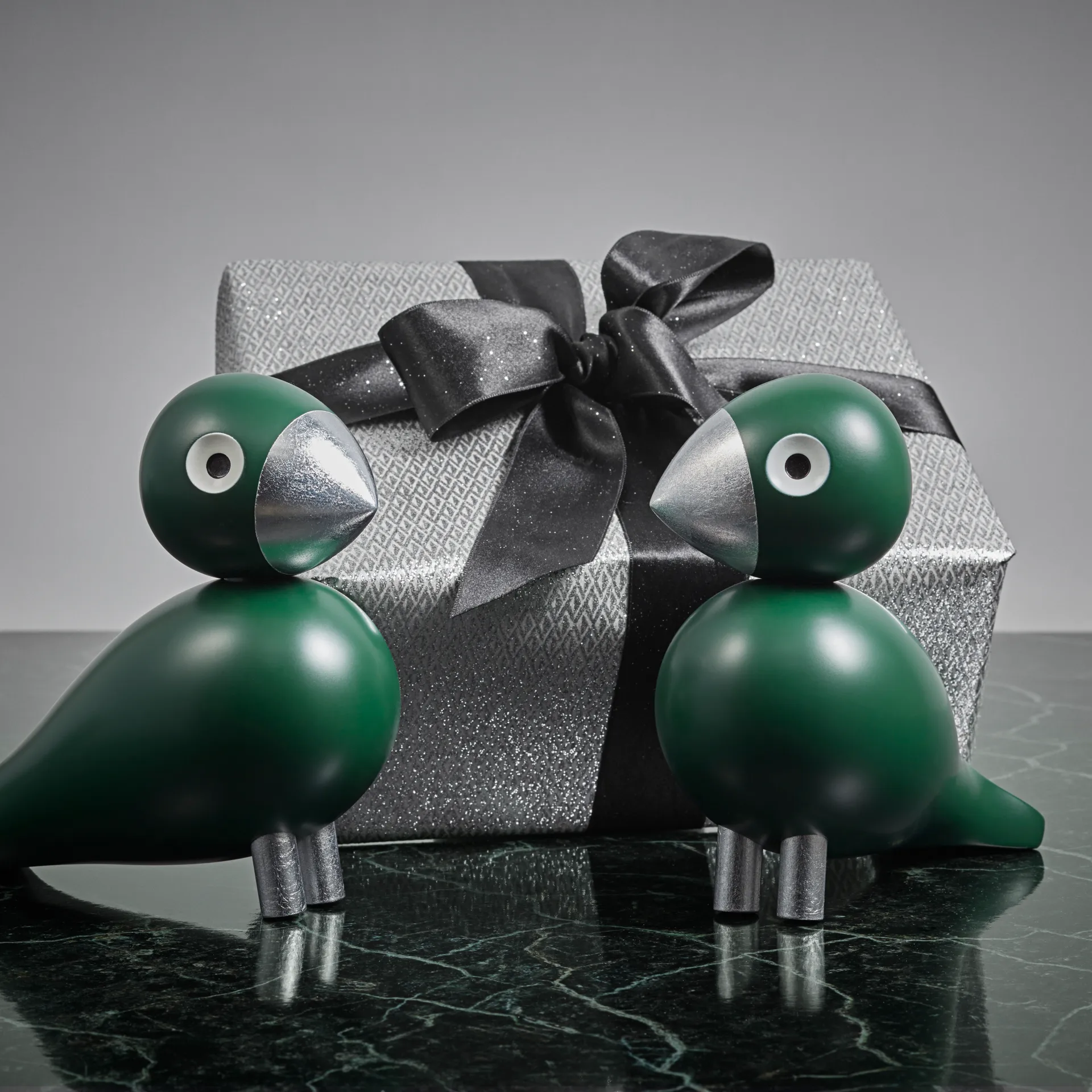 Kay Bojesen Singvogel Georg, Grün-Silber Kay Bojesen Denmark