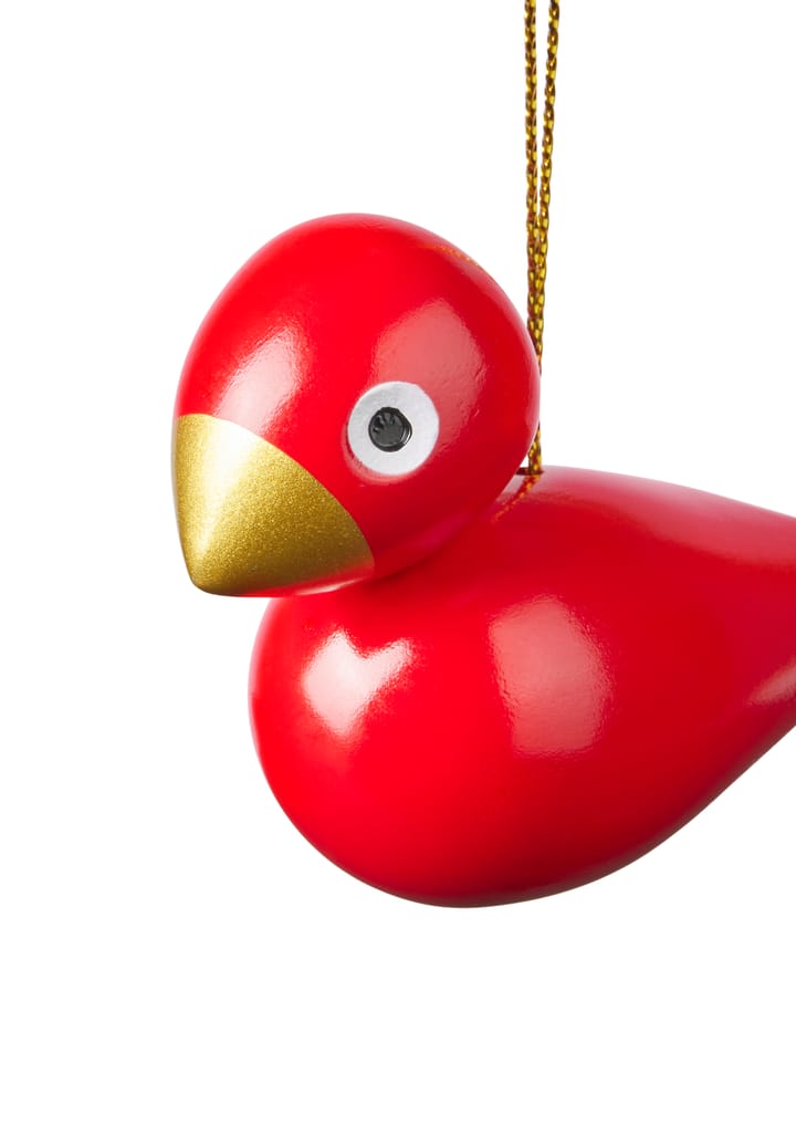 Kay Bojesen Weihnachtsvögel Weihnachtshänger 2-teilig, Rot-grün Kay Bojesen Denmark