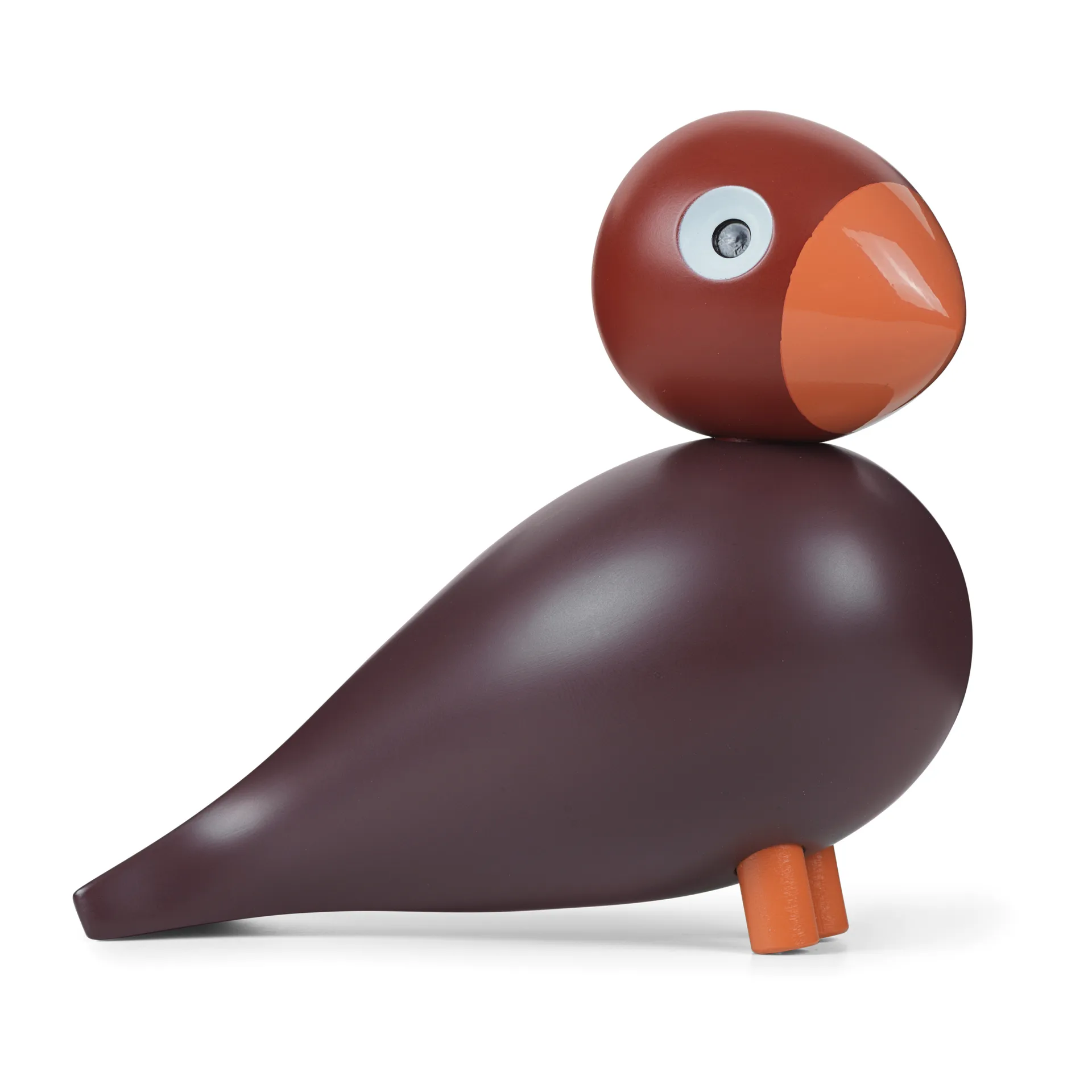 Kay Bojesen Year Bird 2022 Singvogel Poppy, Weinrot Kay Bojesen Denmark