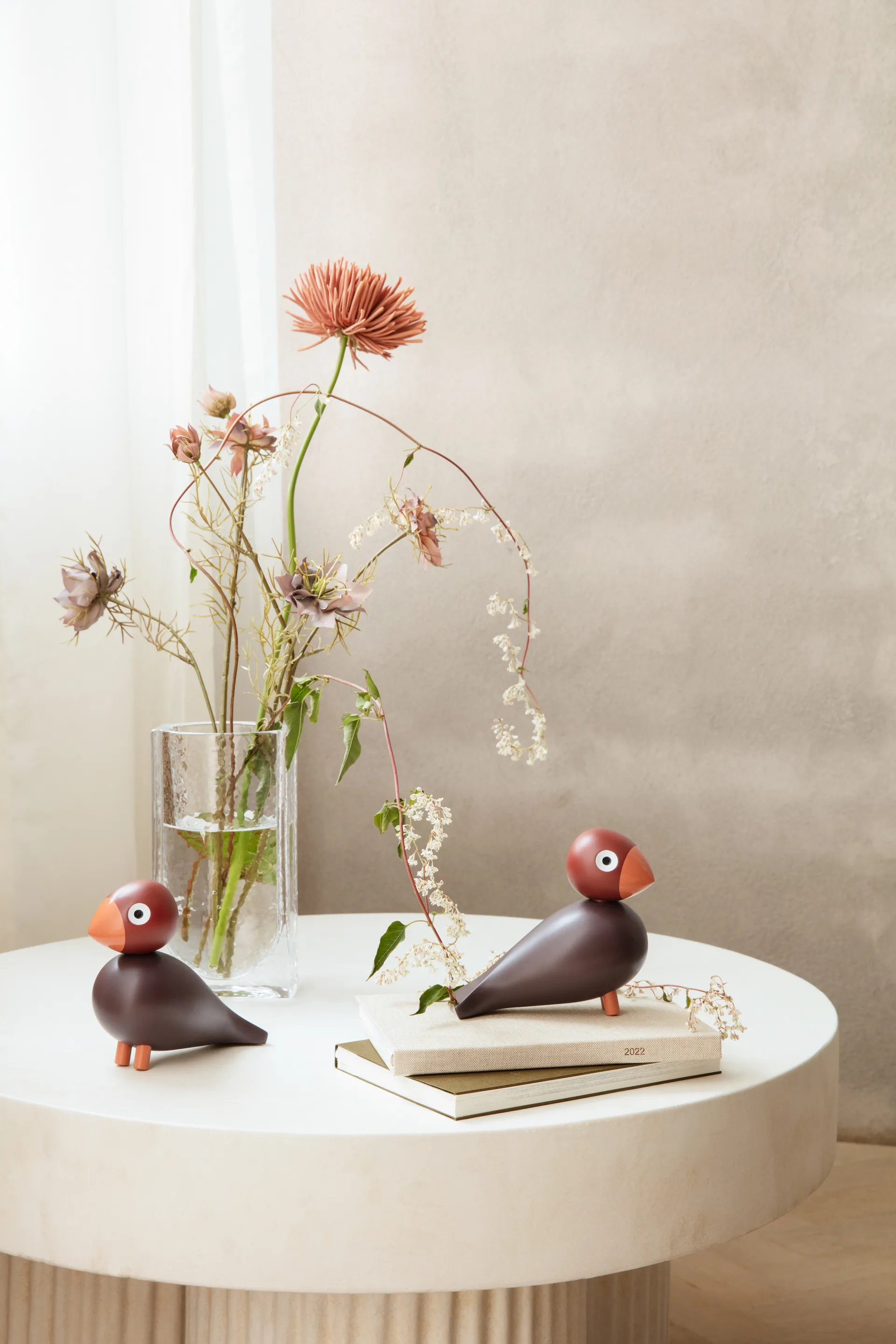 Kay Bojesen Year Bird 2022 Singvogel Poppy, Weinrot Kay Bojesen Denmark