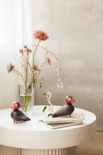 Kay Bojesen Year Bird 2022 Singvogel Poppy - Weinrot - Kay Bojesen Denmark