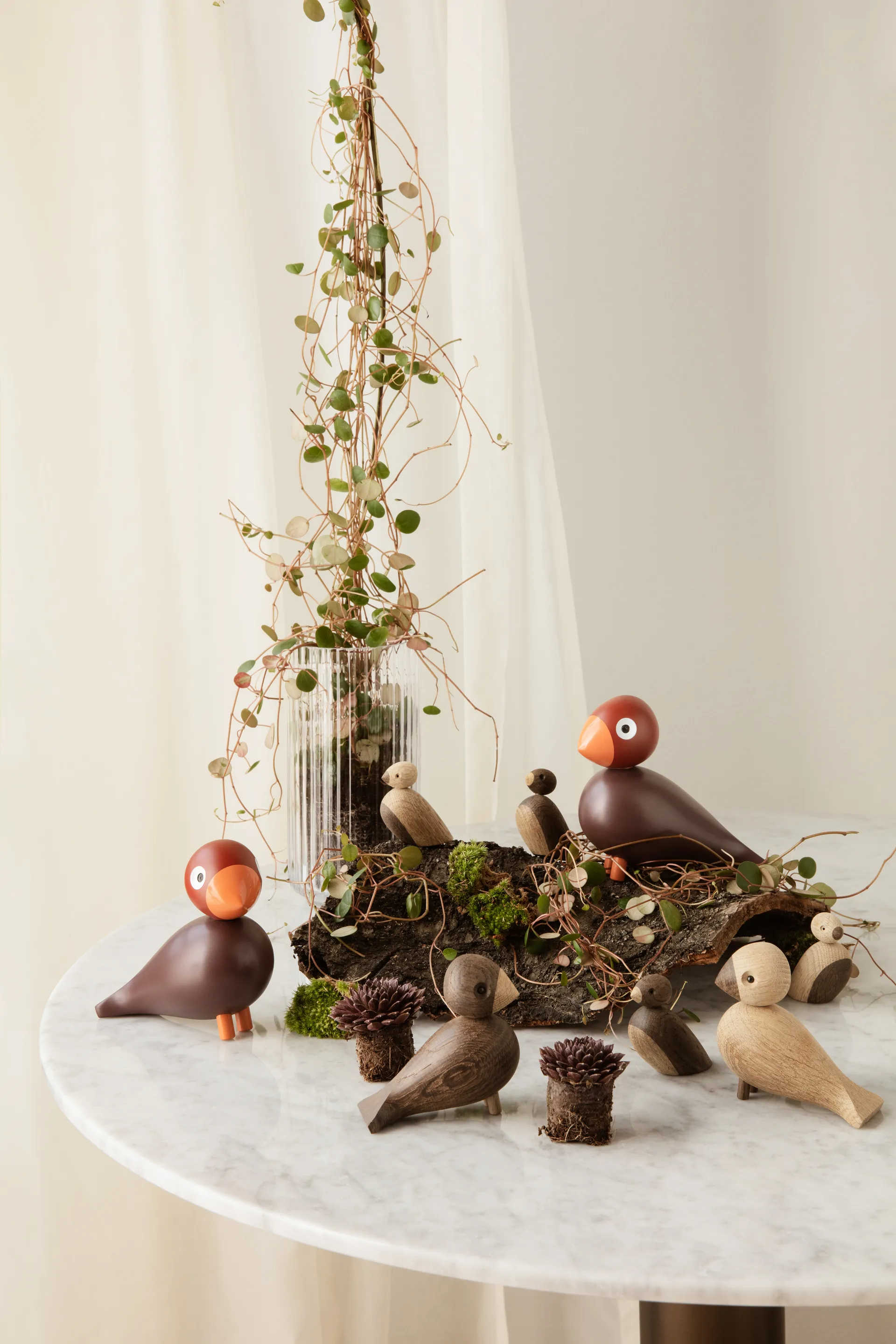 Kay Bojesen Year Bird 2022 Singvogel Poppy, Weinrot Kay Bojesen Denmark