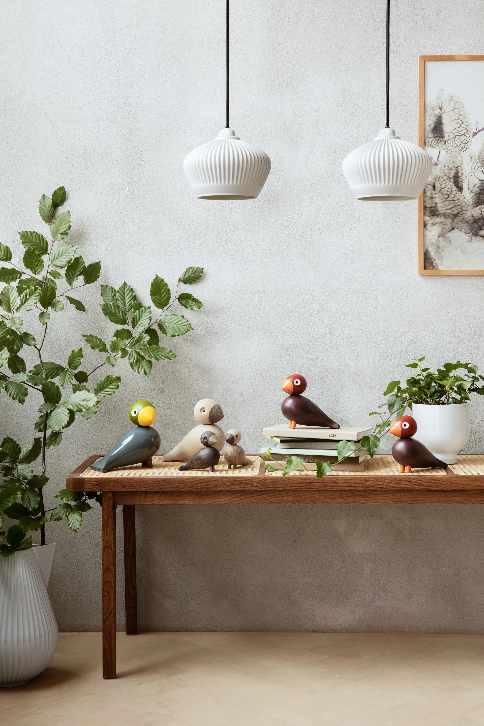 Kay Bojesen Year Bird 2022 Singvogel Poppy, Weinrot Kay Bojesen Denmark