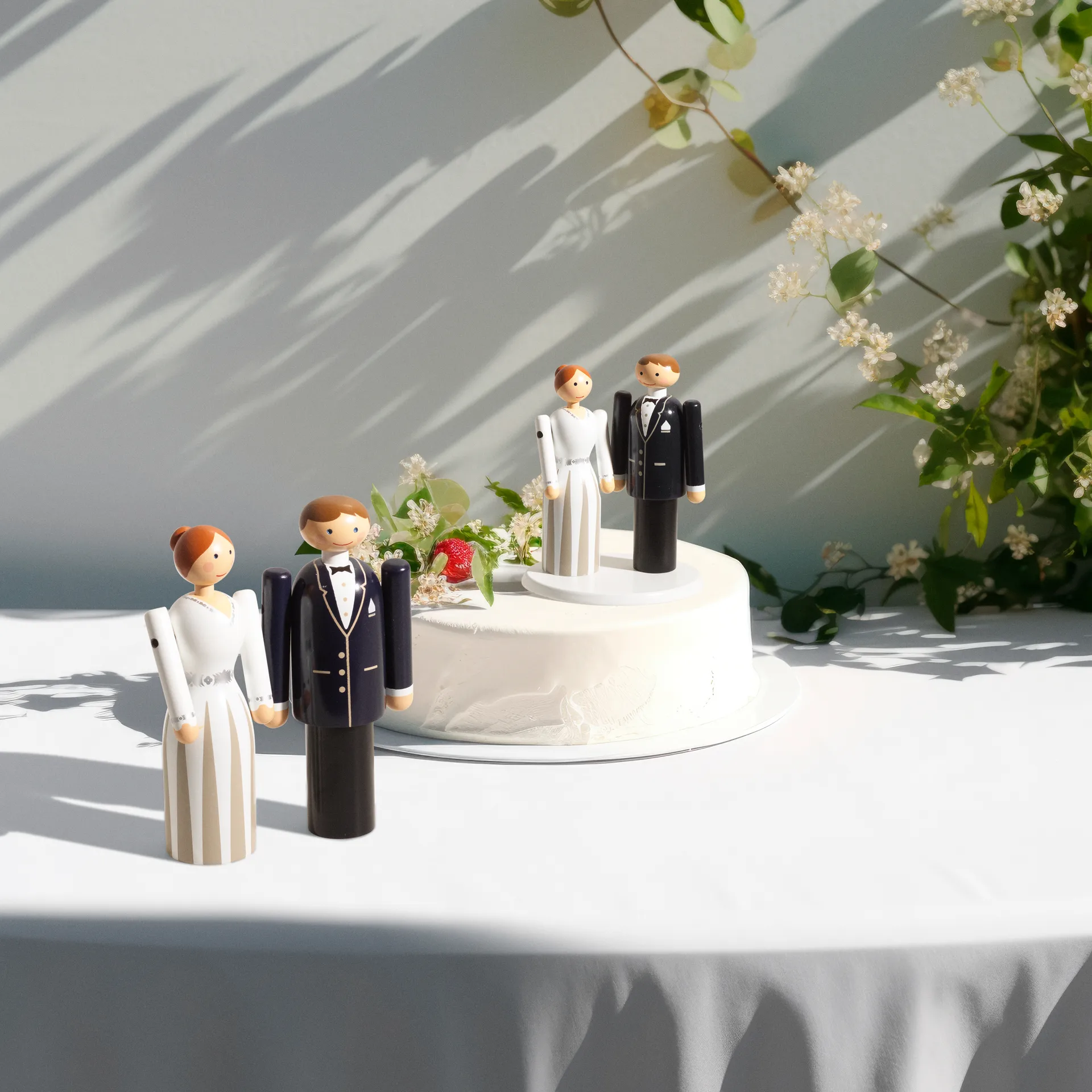 Plattform für Kay Bojesen Brautpaar, Weiß Kay Bojesen Denmark