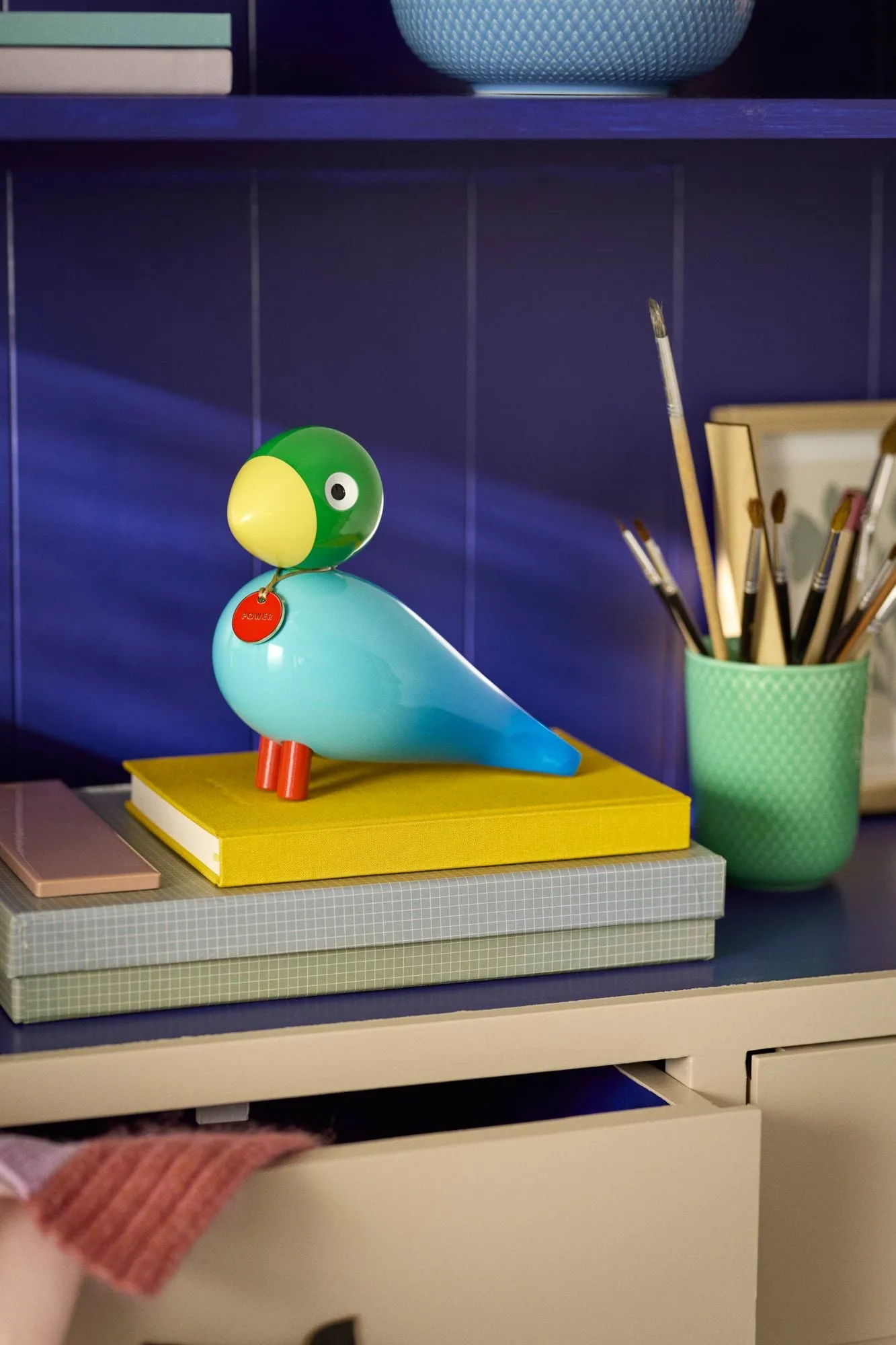 Story bird, Blau, 15,5 cm Kay Bojesen Denmark